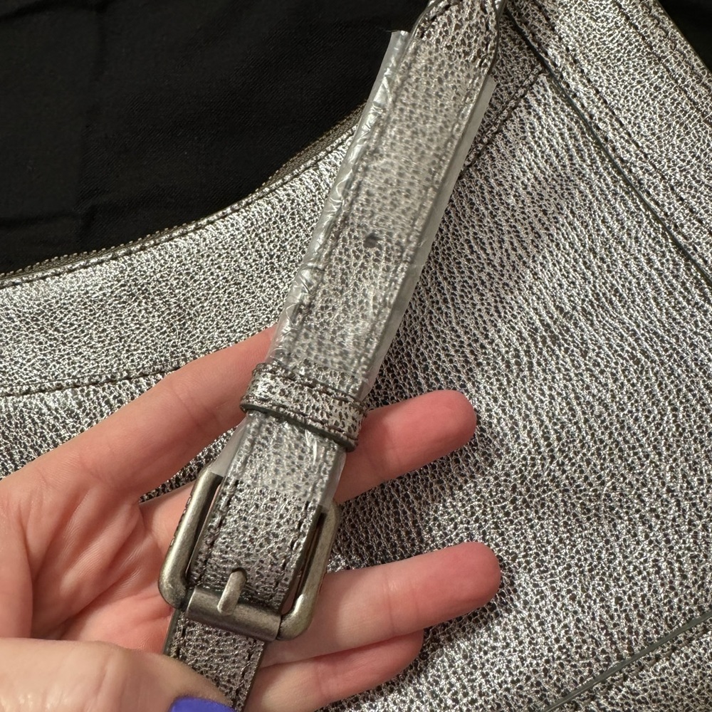 Frye Melissa crossbody silver NWT’s - Picture 4 of 8